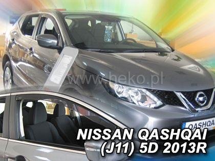 HEKO Wind Deflectors for NISSAN QASHQAI (2013+) 5 doors - 2pc. front