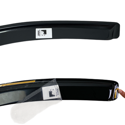 Deflectoare pentru Nissan Qashqai J11 (2013-2021) - 4 buc. față și spate - negre