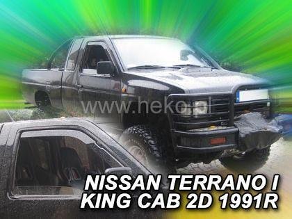 HEKO Wind Deflectors for NISSAN TERRANO 2 / FORD MAVERICK (1993-2004) 5-door - 4 pcs. front and rear