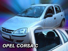 Deflectoare de vânt HEKO pentru OPEL CORSA C (2000-2006) 5 uși - 4 bucăți, față și spate