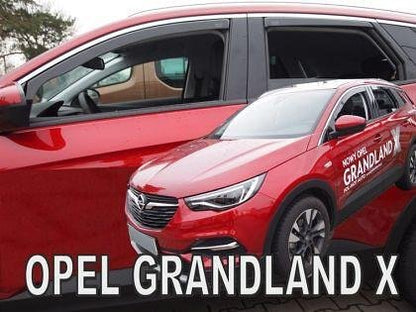 Deflectoare de ploaie HEKO pentru OPEL GRANDLAND X (2017+) 4 buc. față și spate