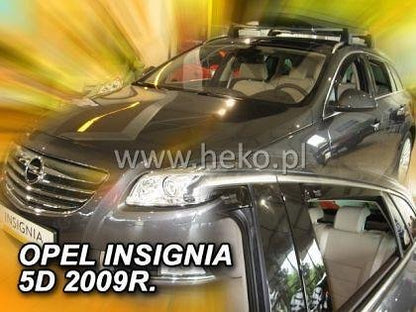 HEKO Wind Deflectors for OPEL INSIGNIA (2009-2017) Combi - 4 pcs. front and rear