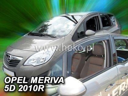 Wind deflectors HEKO for OPEL MERIVA (2010+) 5 doors - 2 pc. front