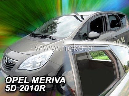 Ветробрани HEKO за OPEL MERIVA (2010+) 5 врати - 4бр. предни и задни
