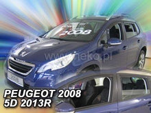 Wind Deflectors for PEUGEOT 2008 (2013+) 5-door - 4 pcs. front and rear