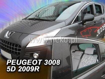Deflectoare aer HEKO pentru PEUGEOT 3008 (2009-2016) 4 buc. față și spate