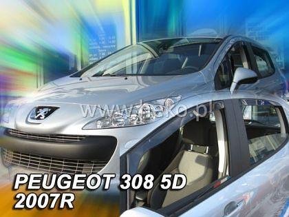 HEKO Wind Deflectors for PEUGEOT 308 (2007-2013) 5-door - 2 pcs front