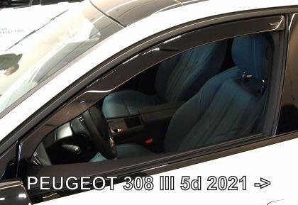 HEKO Wind Deflectors for Peugeot 308 (2021+) 5 Door - 2 pc. Front