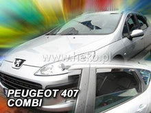 HEKO Wind Deflectors for PEUGEOT 407 (2004+) Combi - 4 pcs. front and rear