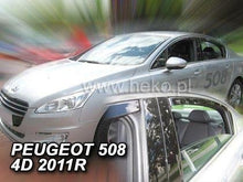 Deflectoare de vânt HEKO pentru PEUGEOT 508 (2011+) Sedan - 4 buc. față și spate