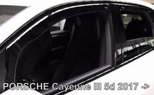 Deflectoare HEKO pentru Porsche Cayenne (2017+) - 4 buc. față și spate