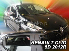 Deflectoare de vânt HEKO pentru RENAULT CLIO (2012+) 5 uși - 4 buc. față și spate
