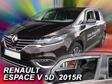 Deflectoare HEKO pentru RENAULT ESPACE (2014+) 2 buc. față