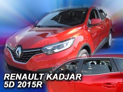 Deflectoare de vânt HEKO pentru RENAULT KADJAR (2015+) 4 buc. față și spate