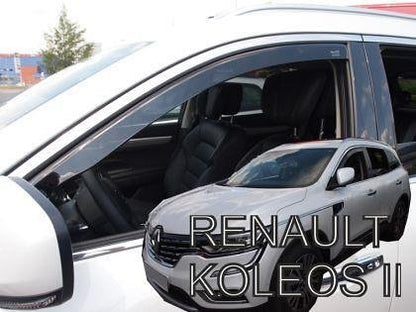 Deflectoare de vânt HEKO pentru RENAULT KOLEOS (2017+) 2 buc. față