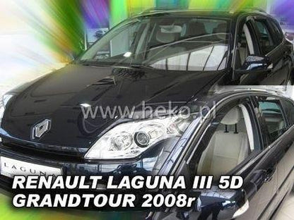 Deflectoare HEKO pentru RENAULT LAGUNA / GRANDTOUR (2008+) 5 uși - 4buc. față și spate