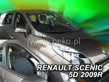 Deflectoare de vânt HEKO pentru RENAULT SCENIC (2009-2016) 2 buc. față