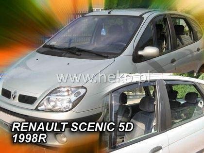 HEKO Wind Deflectors for RENAULT SCENIC / SCENIC GRAND (2003-2009) 4 pcs. front and rear