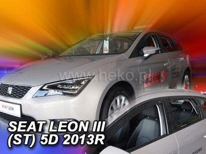 Ветробрани HEKO за SEAT LEON (2013+) ST Combi - 4бр. предни и задни