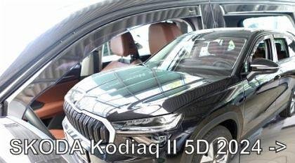 Wind Deflectors HEKO for Skoda Kodiaq (2024+) - 4 pcs. front and rear