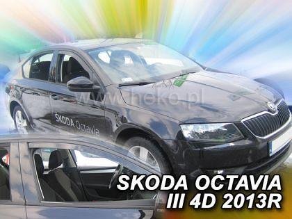HEKO Wind Deflectors for SKODA OCTAVIA (2013+) 5-door, Combi - 2 front