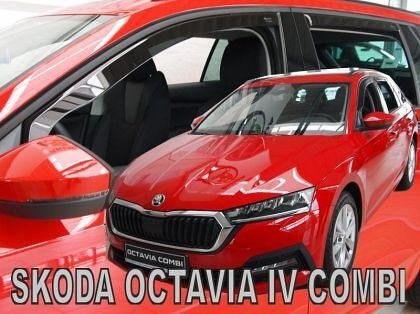 HEKO Wind Deflectors for SKODA OCTAVIA IV (2020+) Combi - 4 pcs. front and rear