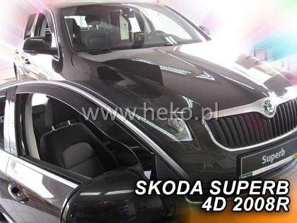 Deflectoare HEKO pentru SKODA SUPERB (2008-2015) Sedan, Combi - 2 buc. față
