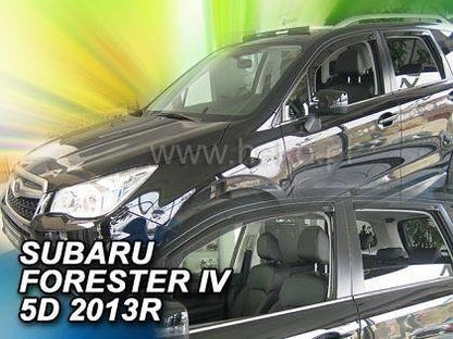 HEKO Wind Deflectors for SUBARU FORESTER (2013+) - 4 pcs. front and rear