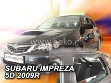 Deflectoare de vânt HEKO pentru SUBARU IMPREZA (2008+) 5 uși, Sedan - 4 bucăți față și spate