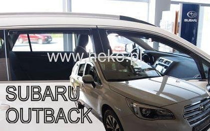 Deflectoare de vânt HEKO pentru SUBARU OUTBACK (2015+) - 4 buc. față și spate