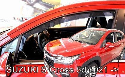 HEKO Wind Deflectors for Suzuki S-Cross (2021+) 5-door - 2pc. front