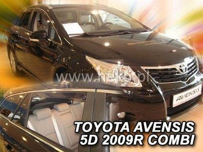 HEKO Wind Deflectors for TOYOTA AVENSIS (2009+) Combi - 4 pcs. front and rear