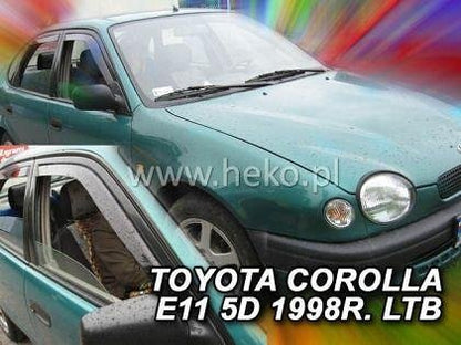 Wind Deflectors for TOYOTA COROLLA (1992-1997) Liftback - 2 pc. front