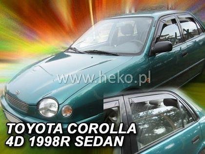 Deflectoare de vânt pentru TOYOTA COROLLA (1997-2001) 4 uși sedan - 4 buc. față și spate
