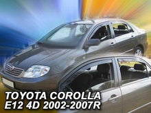 Deflectoare de vânt HEKO pentru TOYOTA COROLLA (2002-2007) Combi - 4 buc. față și spate