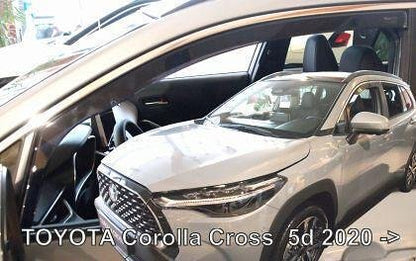 HEKO Wind Deflectors for Toyota Corolla Cross (2020+) - 2 pcs. front