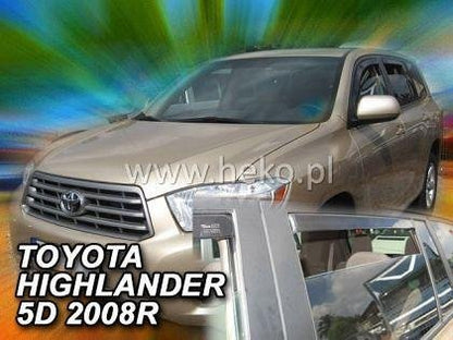 Ветробрани HEKO за TOYOTA HIGHLANDER (USA) (2007+) 4бр. предни и задни