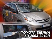 Deflectoare de vânt HEKO pentru TOYOTA SIENNA (2003-2010) 4 buc. față și spate