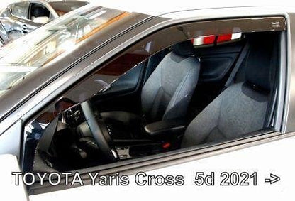 Deflectoare de vânt HEKO pentru Toyota Yaris Cross (2021+) - 2 buc. față