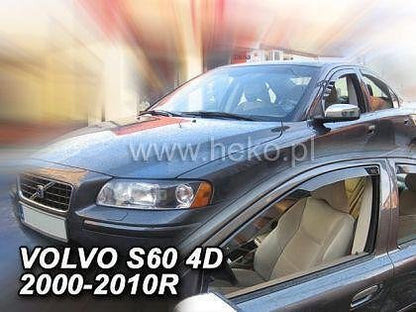 HEKO Wind Deflectors for VOLVO S60 (2000-2010) Sedan - 2 pcs. front