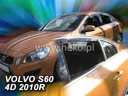 HEKO Wind Deflectors for VOLVO S60 (2010+) Sedan - 4pcs. front and rear