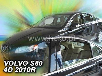 Deflectoare de vânt HEKO pentru VOLVO S80 (2006+) Sedan - 4 buc. față și spate