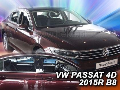 Wind Deflectors for VW PASSAT (B8) (2014+) Sedan - 4 pcs. front and rear