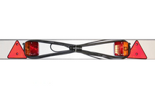 Rear board for trailer E-mark metal