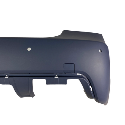 Bară de protecție spate pentru BMW E60 sedan (2003-2007) - design M-Tech cu găuri pentru senzori de parcare 24mm grunduită